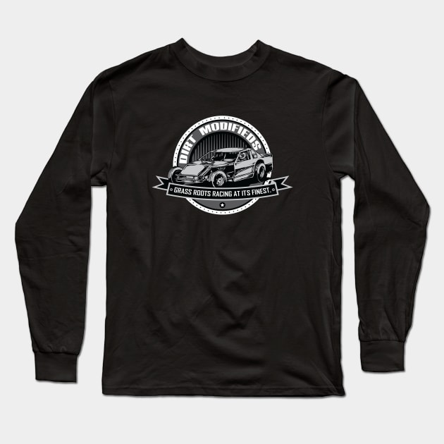 Dirt modified racing at its finest Long Sleeve T-Shirt by Artslave Custom Car Art